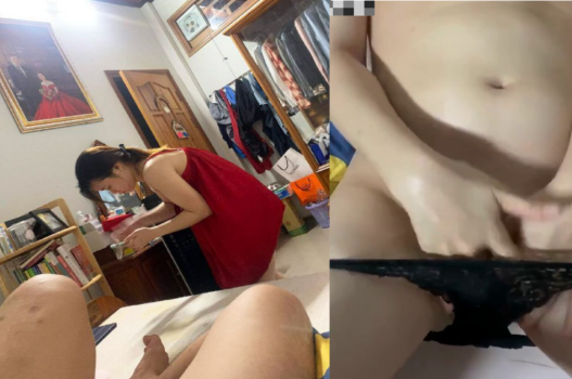 Chồng đi vắng vợ nứng gọi anh hàng xóm