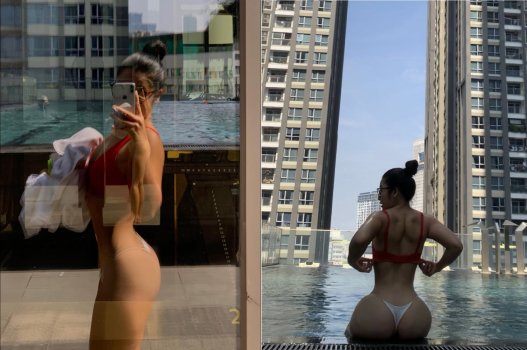 Thích em mông căng doggy hơi đau